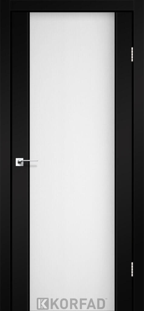 KORFAD Sanremo SR-01 Super PET Чорний Загартоване біле скло, 8мм