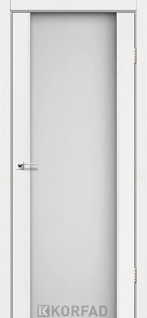 KORFAD Sanremo SR-01 Ясен білий Загартоване біле скло, 8мм
